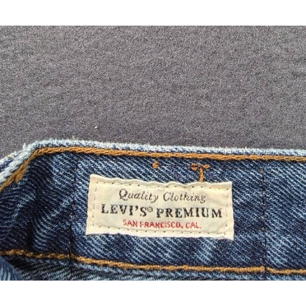Vintage Y2K Levi's Y2K Jeans 501 Button Fly w26xL30 Blue A008463 - Picture 7 of 14